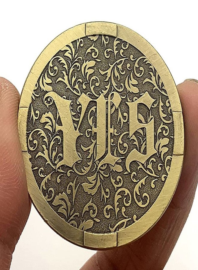 Glamtune Yes No Challenge Coin Medallion Decision Maker Coin Souvenir Collector (Gold) - Image 2
